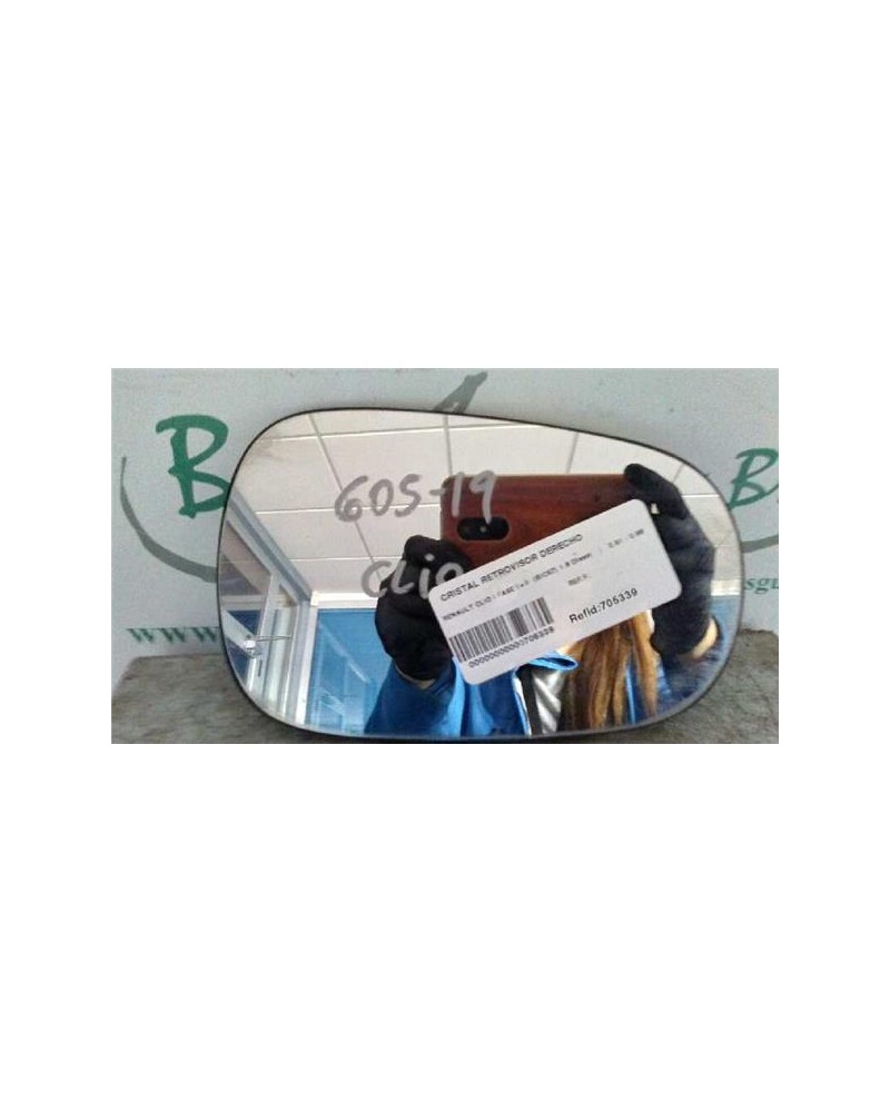 CRISTAL RETROVISOR DCHO