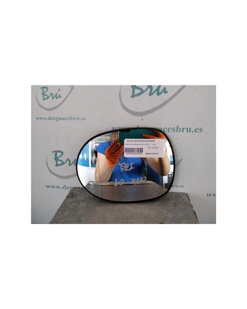 CRISTAL RETROVISOR IZDO
