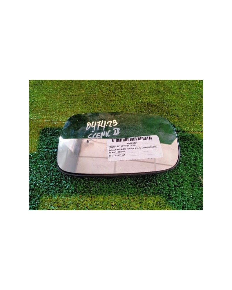 CRISTAL RETROVISOR DCHO